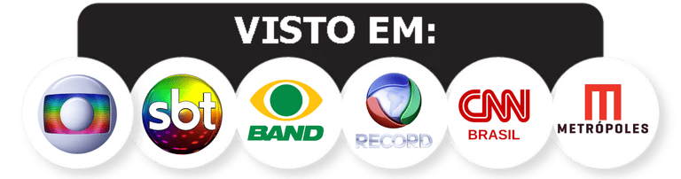 Visto em grandes portais de notícias